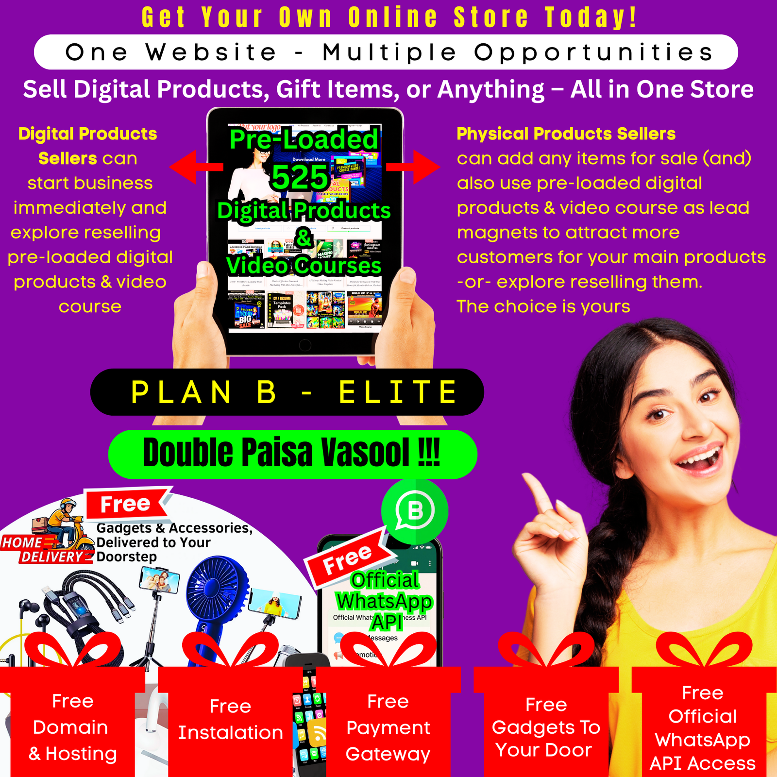 Pre-Loaded Online Store E-Commerce Website: Plan B – Elite
