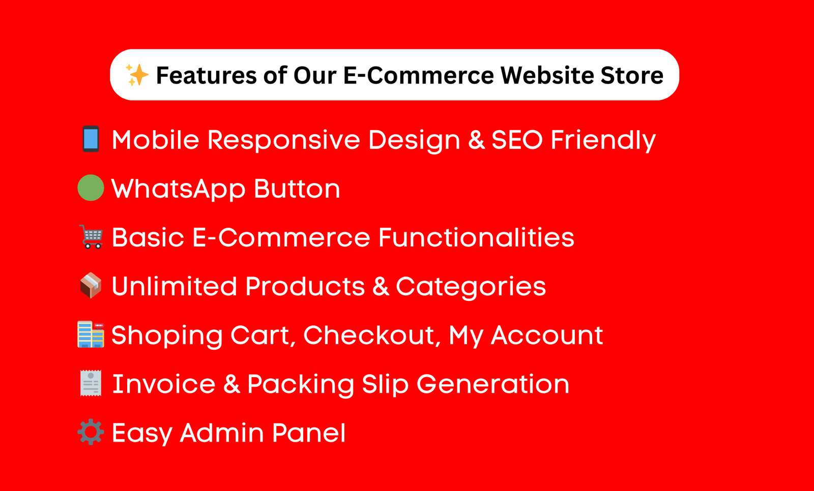 Pre-Loaded Online Store E-Commerce Website: Plan A – Starter - Image 2